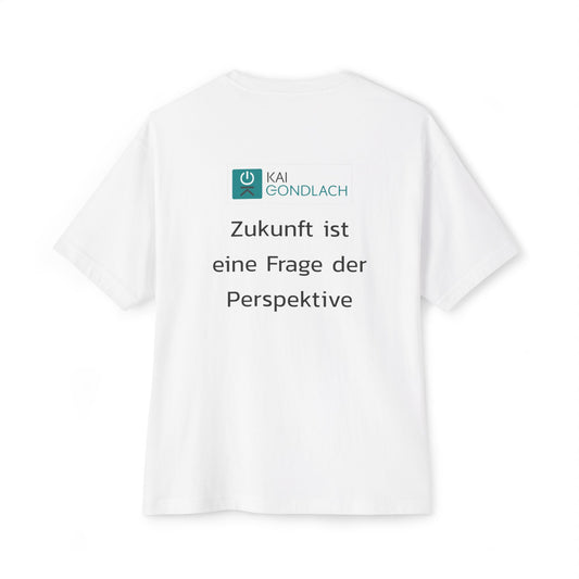 Unisex Boxy T-Shirt: Zukunft ist eine Frage der Perspektive